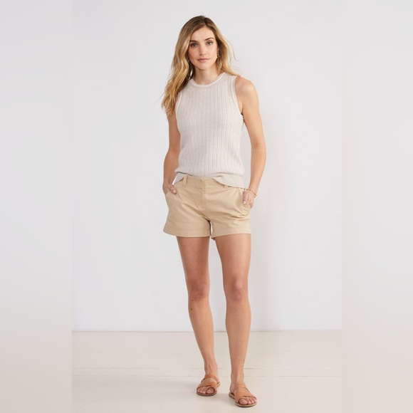 NWT Vineyard Vines 3 1/2 Inch Herringbone Every Day Shorts-Sand